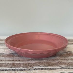 Fiestaware Pie Pan 1986 Vintage Rose
